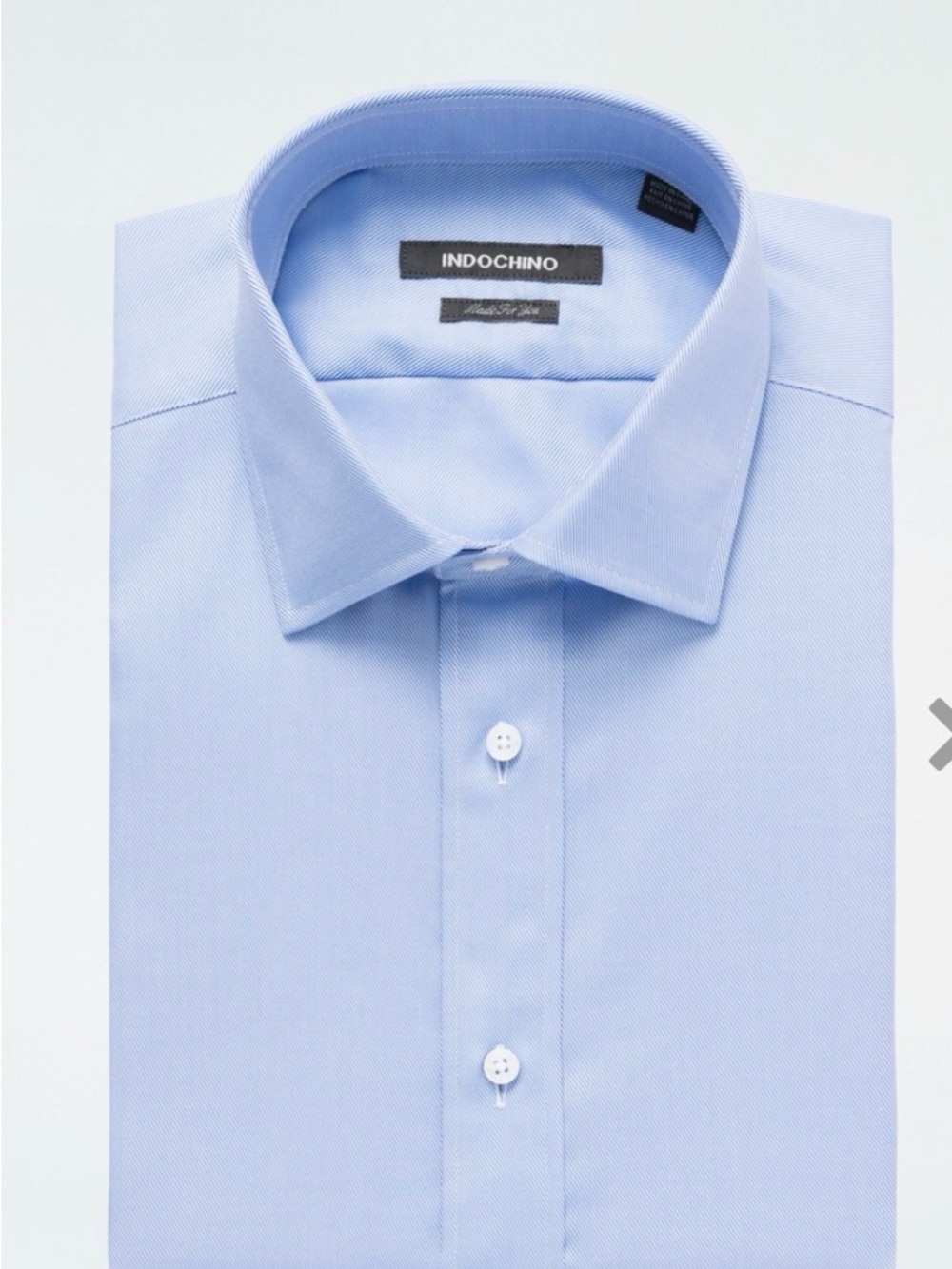Indochino Light Blue Dress Shirt